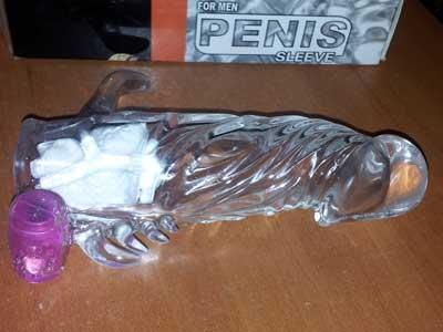 Kondom Getar Silikon Bercabang