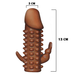spesifikasi ukuran kondom wolftooth berduri silikon
